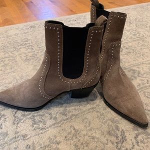 Paige suede boots, sz 7.5